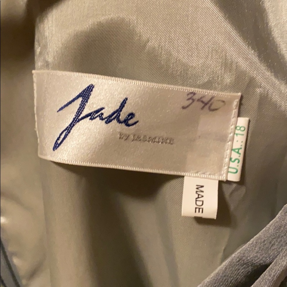 Jade by Jasmine Silver Formal Dress - Picture 8 of 10